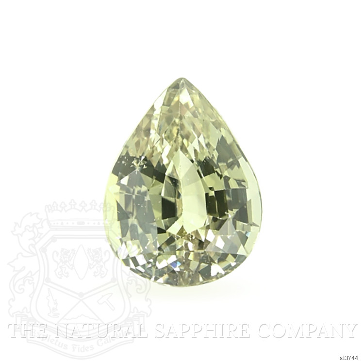 2.11 Ct. Yellowish Green Sapphire from Ceylon (Sri Lanka)