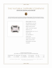 2.69 Ct. Peach Sapphire from Ceylon (Sri Lanka) Scan Report
