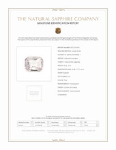 2.52 Ct. Pink Sapphire from Ceylon (Sri Lanka) Scan Report