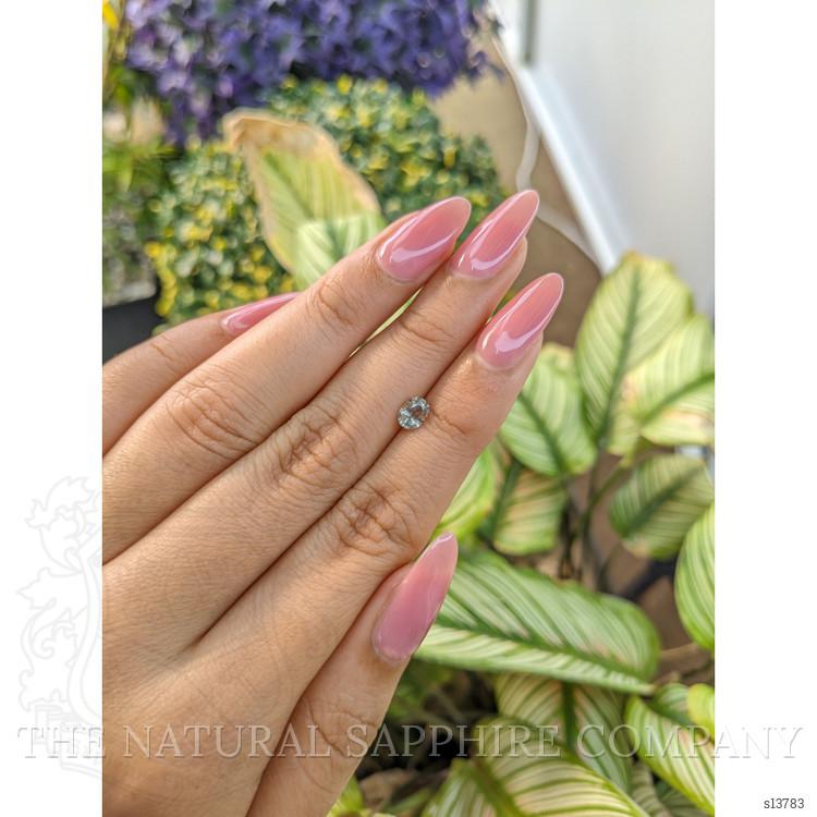 0.56 Ct. Green Sapphire from Ceylon (Sri Lanka)