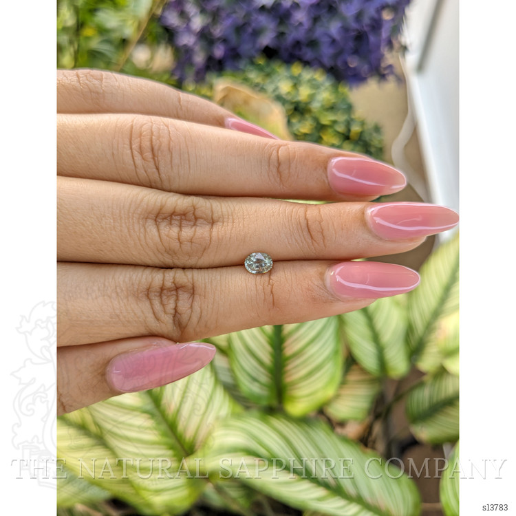 0.56 Ct. Green Sapphire from Ceylon (Sri Lanka)