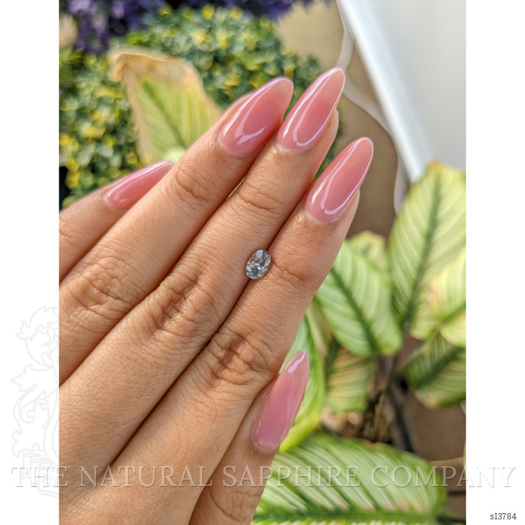 0.71 Ct. Green Sapphire from Ceylon (Sri Lanka)