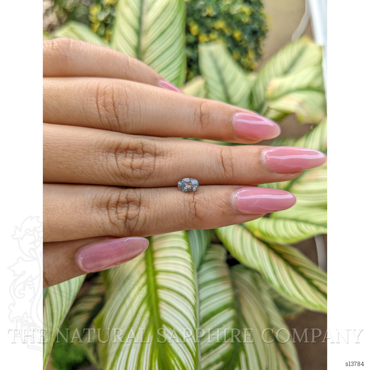 0.71 Ct. Green Sapphire from Ceylon (Sri Lanka)