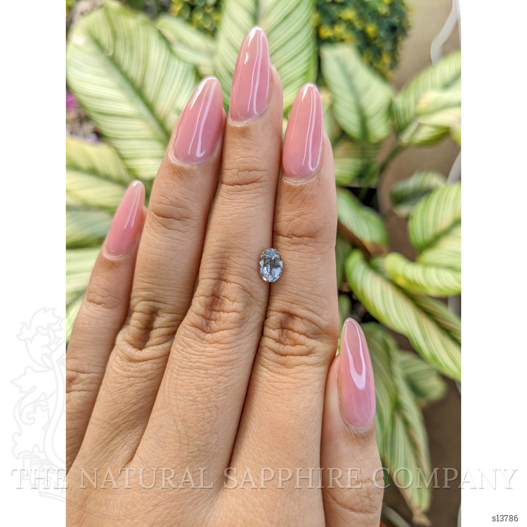 0.91 Ct. Blue Sapphire from Ceylon (Sri Lanka)