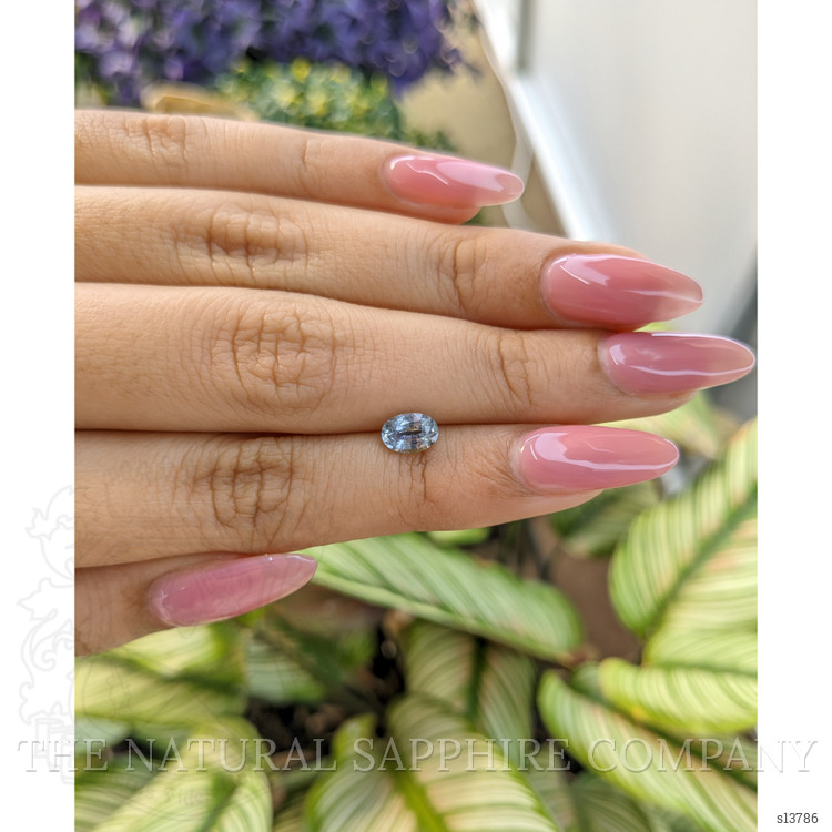 0.91 Ct. Blue Sapphire from Ceylon (Sri Lanka)