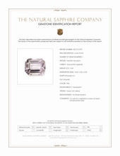 0.40 Ct. Pink Sapphire from Ceylon (Sri Lanka) Scan Report