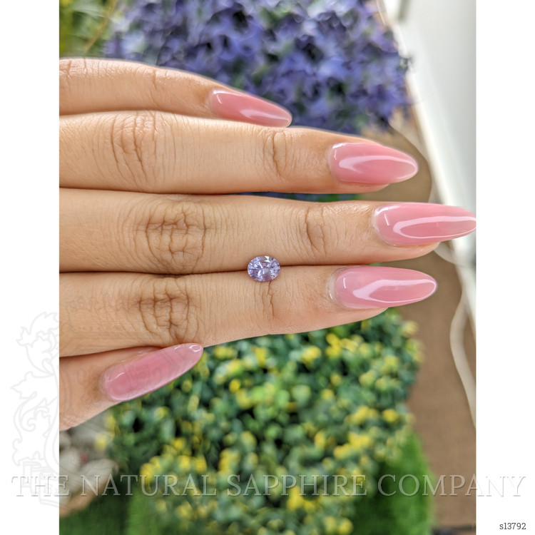 0.70 Ct. Purple Sapphire from Ceylon (Sri Lanka)