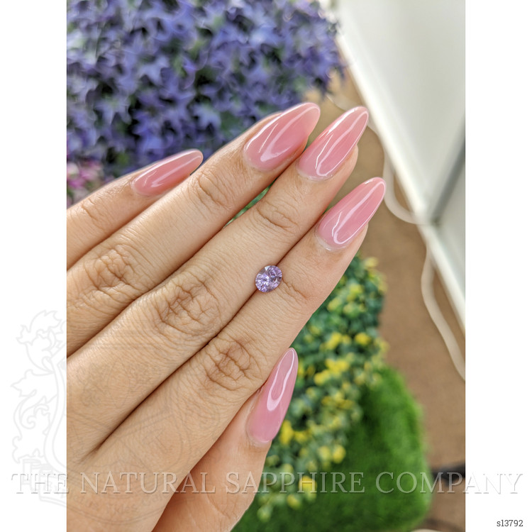 0.70 Ct. Purple Sapphire from Ceylon (Sri Lanka)