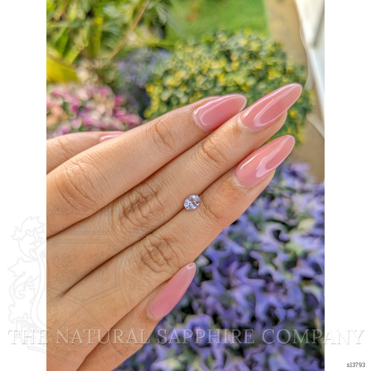 0.42 Ct. Purple Sapphire from Ceylon (Sri Lanka)