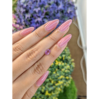 0.61 Ct. Pinkish Purple Sapphire from Ceylon (Sri Lanka) Life Style