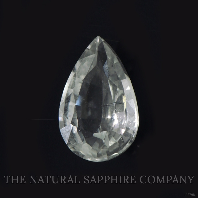 0.69 Ct. White Sapphire from Ceylon (Sri Lanka)
