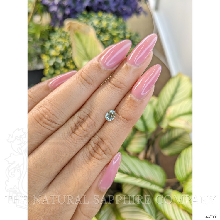 0.75 Ct. Green Sapphire from Madagascar