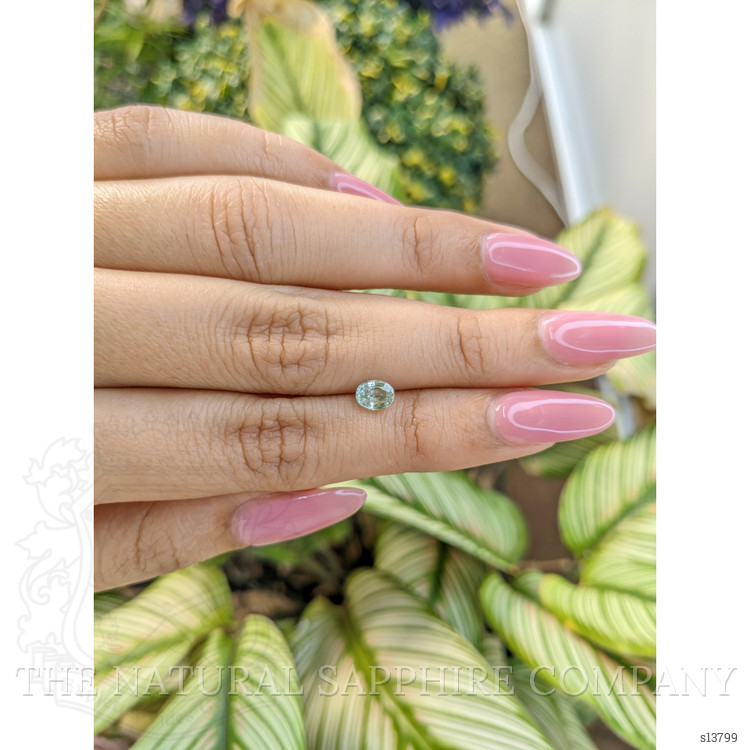 0.75 Ct. Green Sapphire from Madagascar