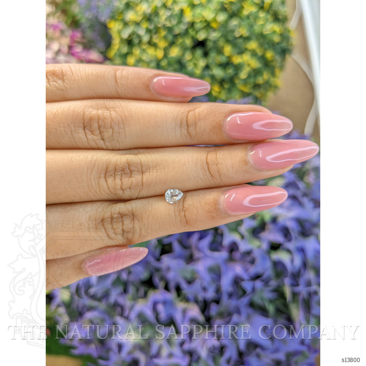 0.47 Ct. Green Sapphire from Ceylon (Sri Lanka)