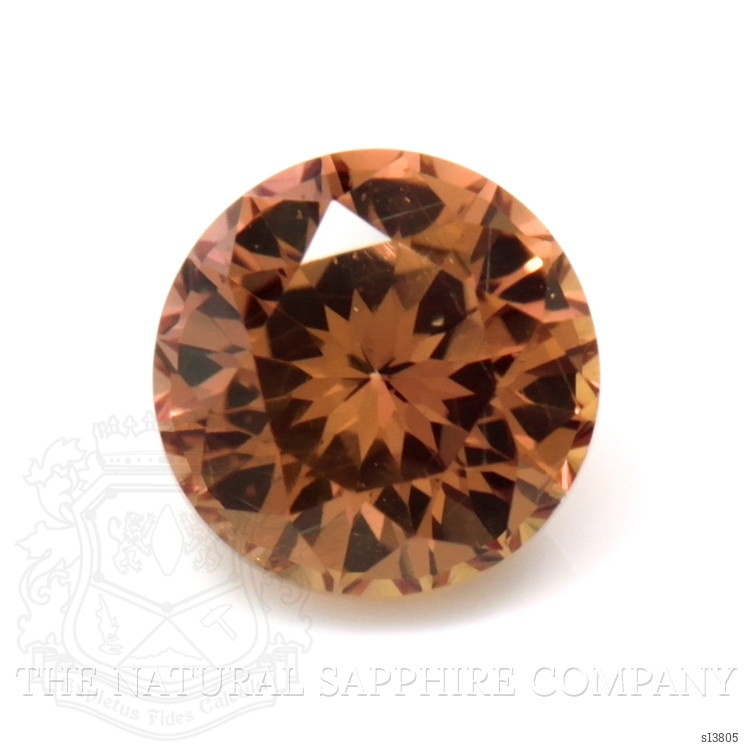 0.68 Ct. Orange Sapphire from Ceylon (Sri Lanka)