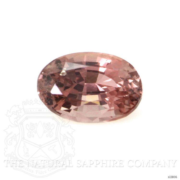 0.64 Ct. Pinkish Brown Sapphire from Ceylon (Sri Lanka)
