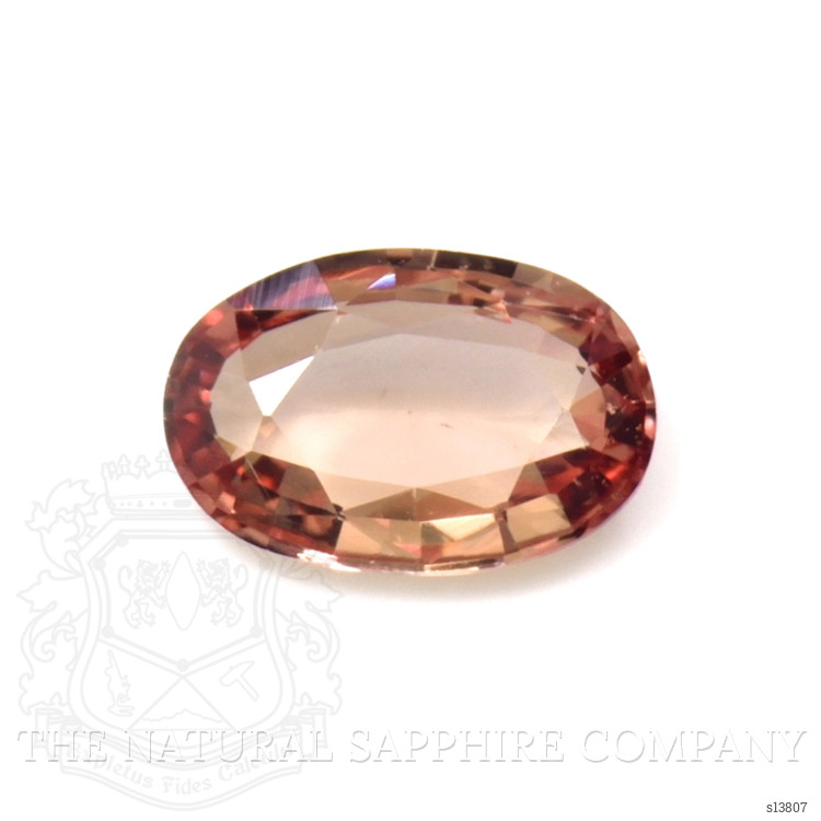 0.72 Ct. Orangish Brown Sapphire from Ceylon (Sri Lanka)