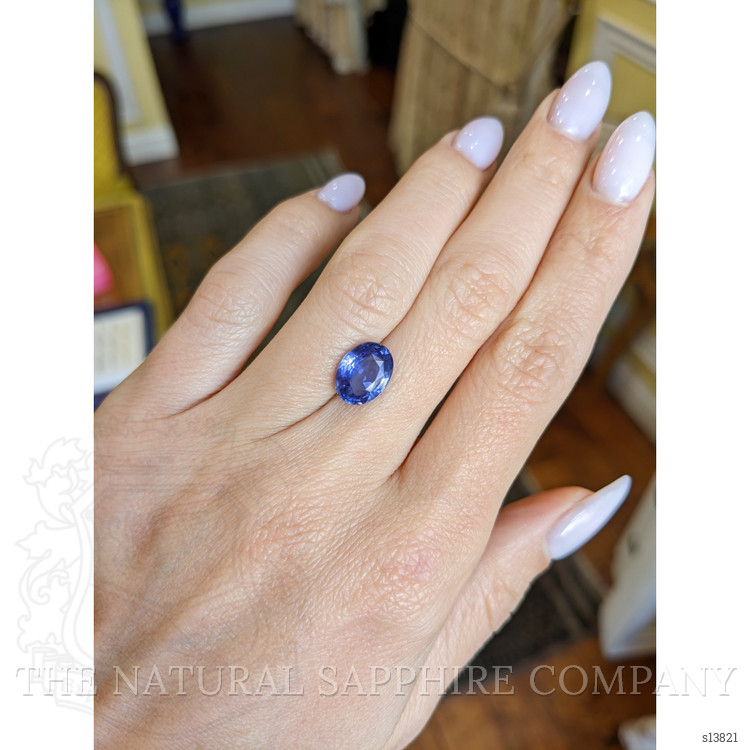 3.54 Ct. Blue Sapphire from Ceylon (Sri Lanka)