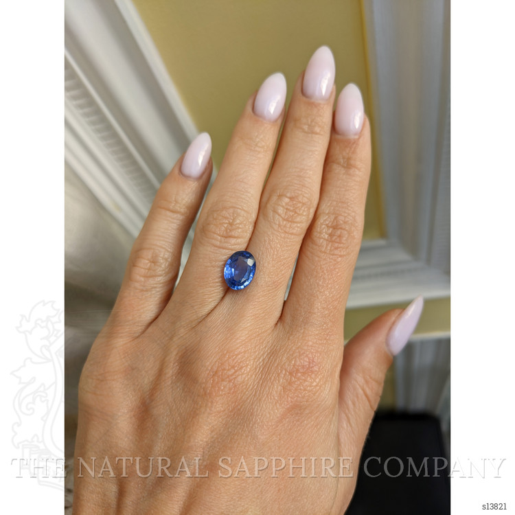 3.54 Ct. Blue Sapphire from Ceylon (Sri Lanka)