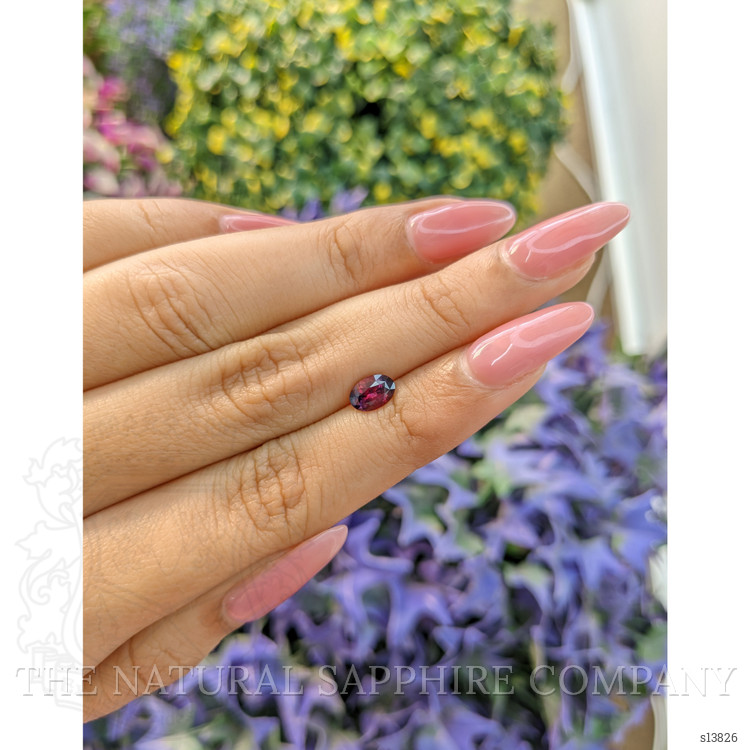 1.03 Ct. Reddish Pink Sapphire from Ceylon (Sri Lanka)