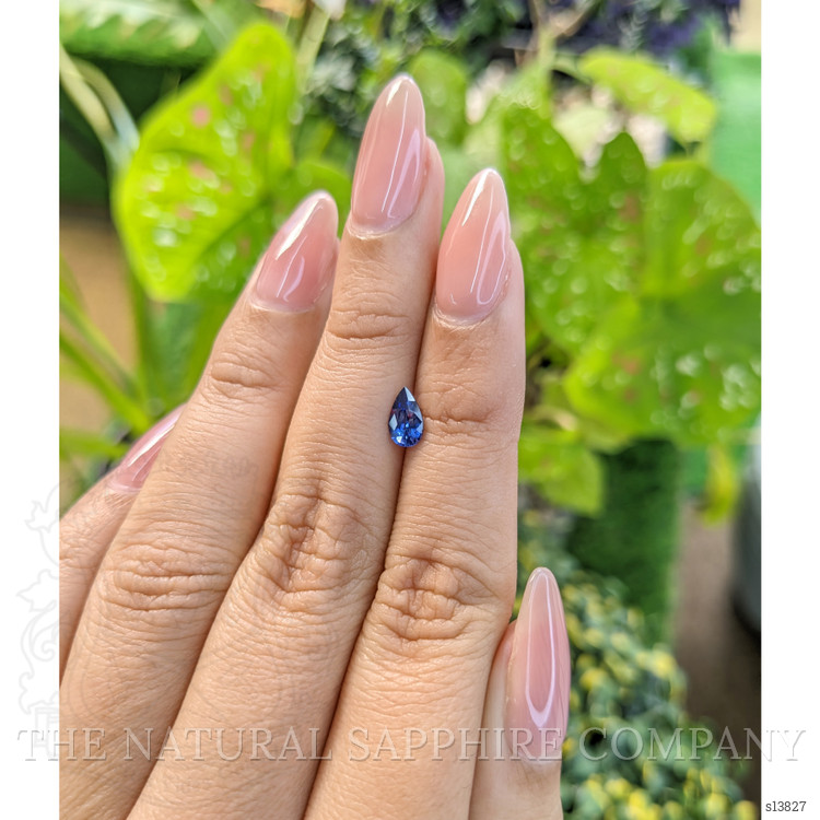 0.57 Ct. Blue Sapphire from Ceylon (Sri Lanka)