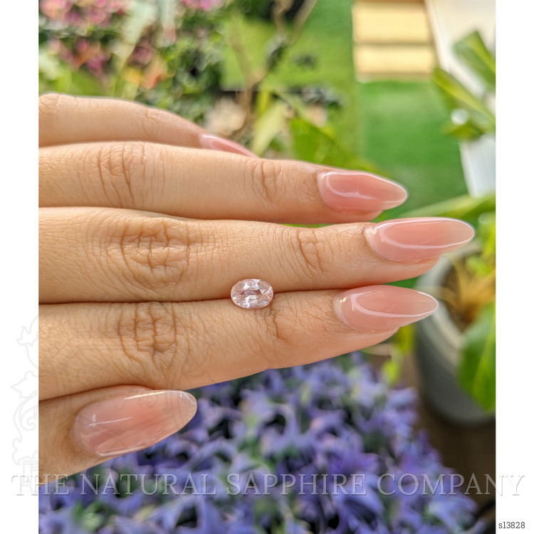 1.23 Ct. Peach Sapphire from Ceylon (Sri Lanka)