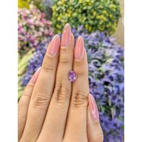 1.60 Ct. Pinkish Purple Sapphire from Ceylon (Sri Lanka) Life Style