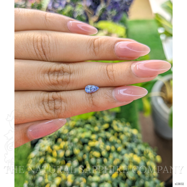 0.89 Ct. Blue Sapphire from Ceylon (Sri Lanka)