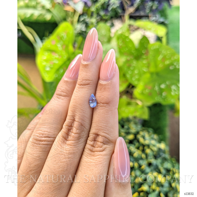 0.89 Ct. Blue Sapphire from Ceylon (Sri Lanka)