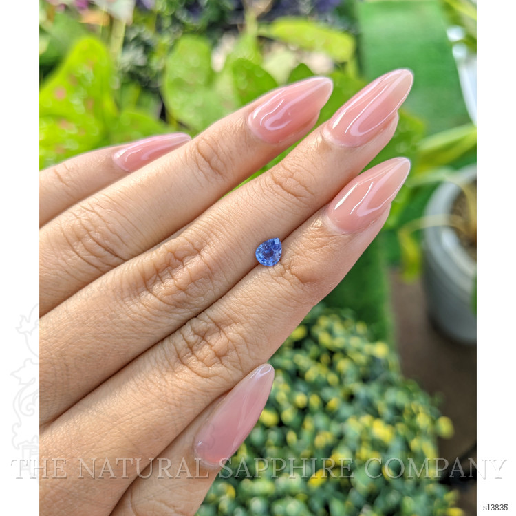 0.49 Ct. Blue Sapphire from Ceylon (Sri Lanka)