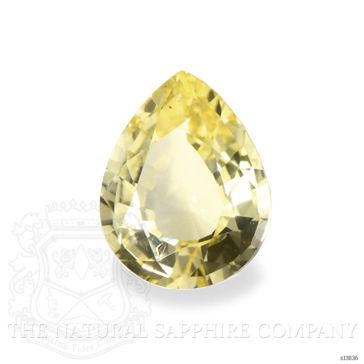 0.67 Ct. Yellow Sapphire from Ceylon (Sri Lanka)
