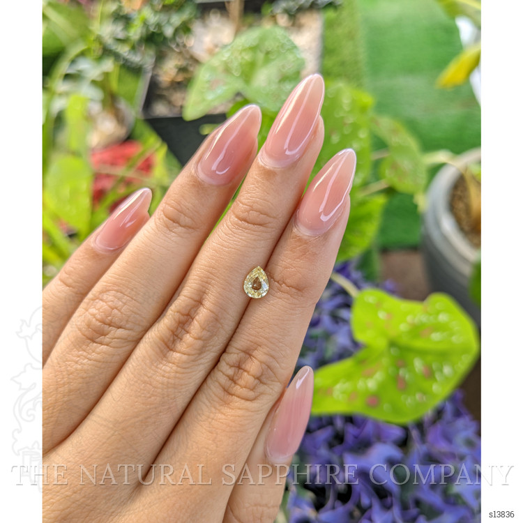 0.67 Ct. Yellow Sapphire from Ceylon (Sri Lanka)