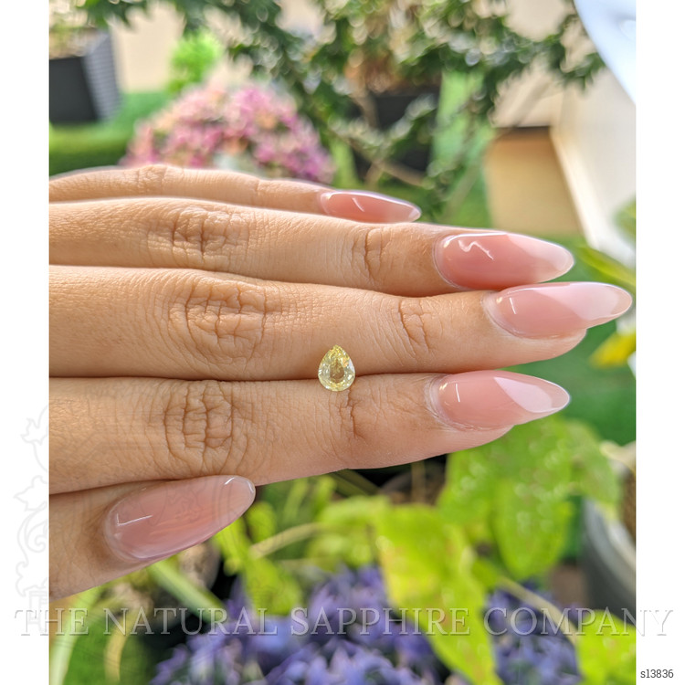 0.67 Ct. Yellow Sapphire from Ceylon (Sri Lanka)