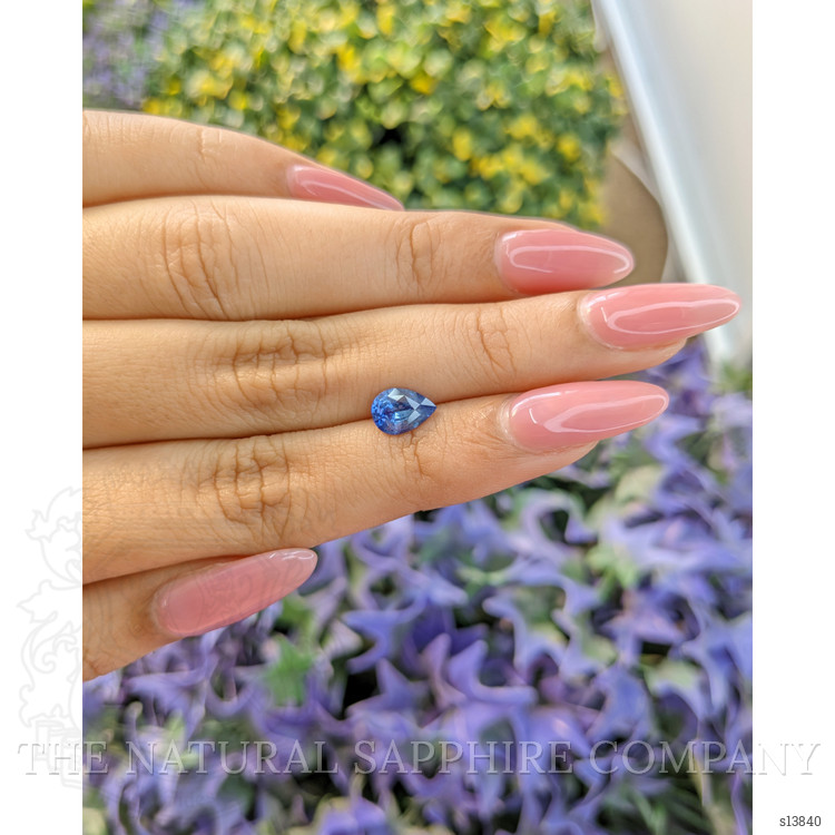 1.21 Ct. Blue Sapphire from Ceylon (Sri Lanka)