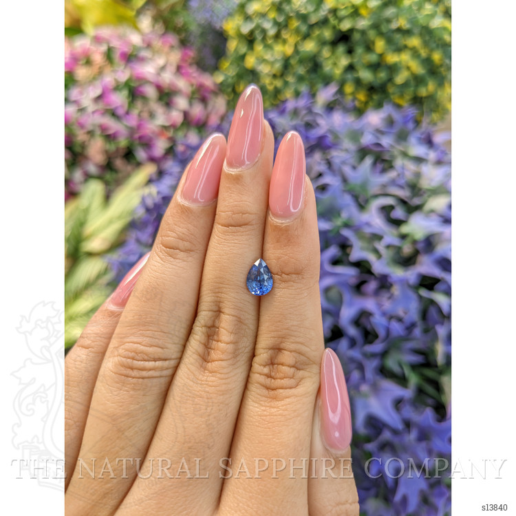 1.21 Ct. Blue Sapphire from Ceylon (Sri Lanka)