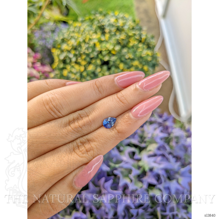 1.21 Ct. Blue Sapphire from Ceylon (Sri Lanka)