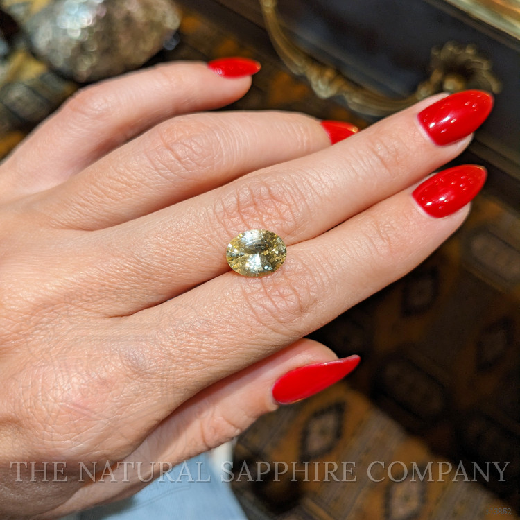 3.25 Ct. Yellow Sapphire from Ceylon (Sri Lanka)