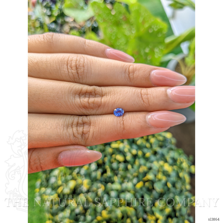 0.37 Ct. Blue Sapphire from Ceylon (Sri Lanka)