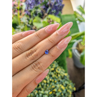 0.37 Ct. Blue Sapphire from Ceylon (Sri Lanka) Life Style