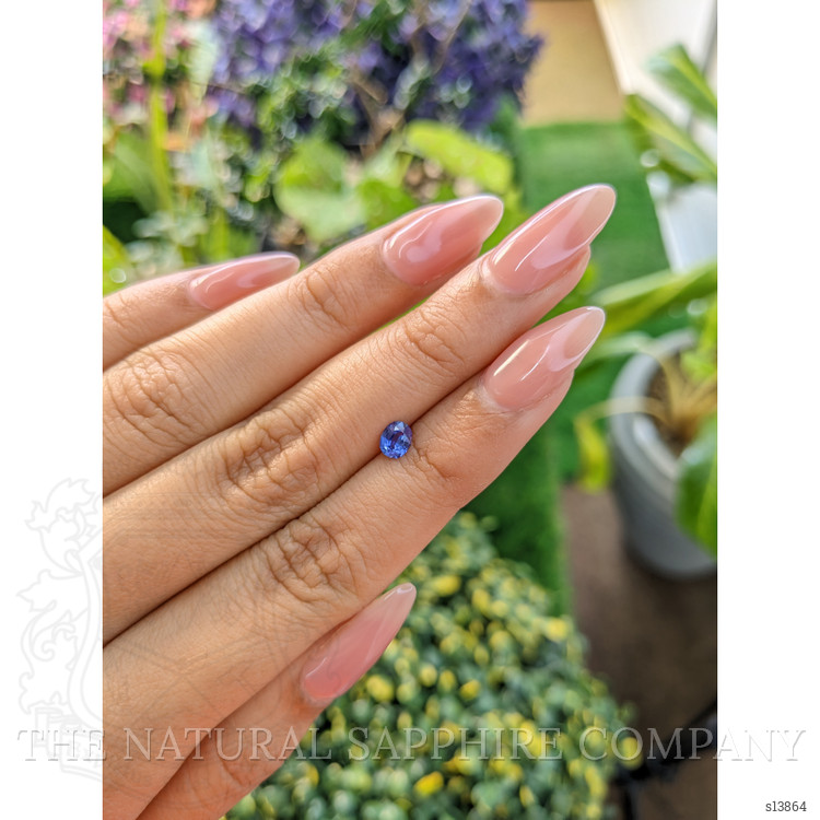 0.37 Ct. Blue Sapphire from Ceylon (Sri Lanka)