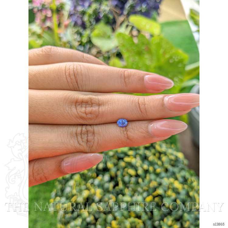 0.50 Ct. Blue Sapphire from Ceylon (Sri Lanka)