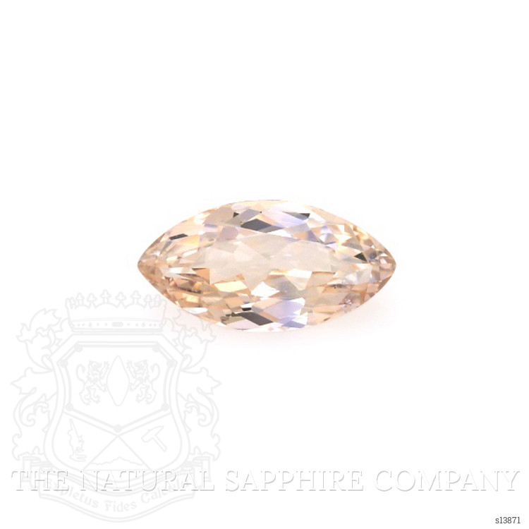 1.63 Ct. Peach Sapphire from Ceylon (Sri Lanka)