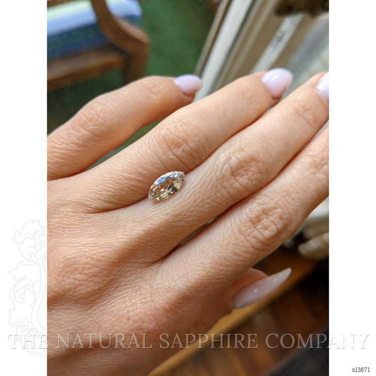 1.63 Ct. Peach Sapphire from Ceylon (Sri Lanka)