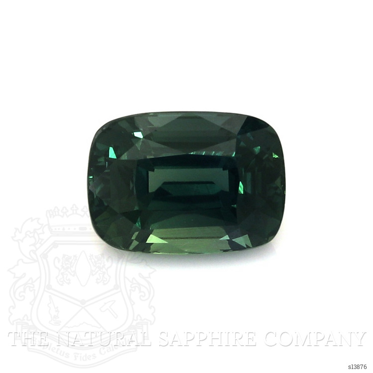 4.01 Ct. Bluish Green Sapphire from Ceylon (Sri Lanka)