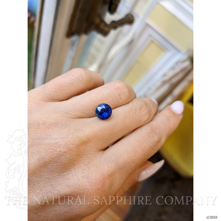 2.68 Ct. Blue Sapphire from Ceylon (Sri Lanka)