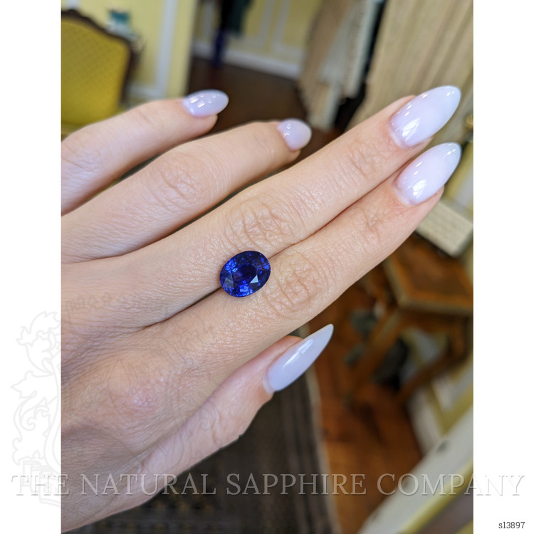 5.01 Ct. Blue Sapphire from Ceylon (Sri Lanka)