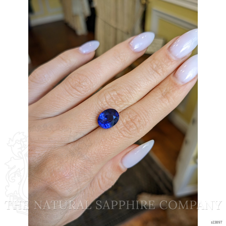 5.01 Ct. Blue Sapphire from Ceylon (Sri Lanka)