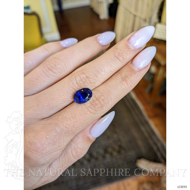 5.06 Ct. Blue Sapphire from Ceylon (Sri Lanka)