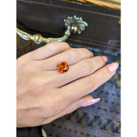 5.06 Ct. Orange Sapphire from Ceylon (Sri Lanka) Life Style