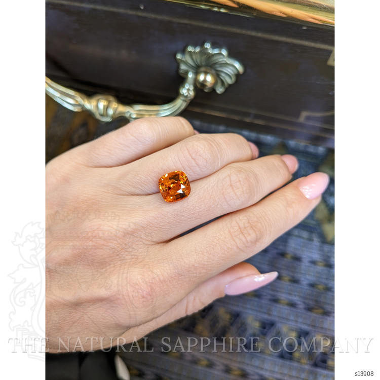 5.06 Ct. Orange Sapphire from Ceylon (Sri Lanka)